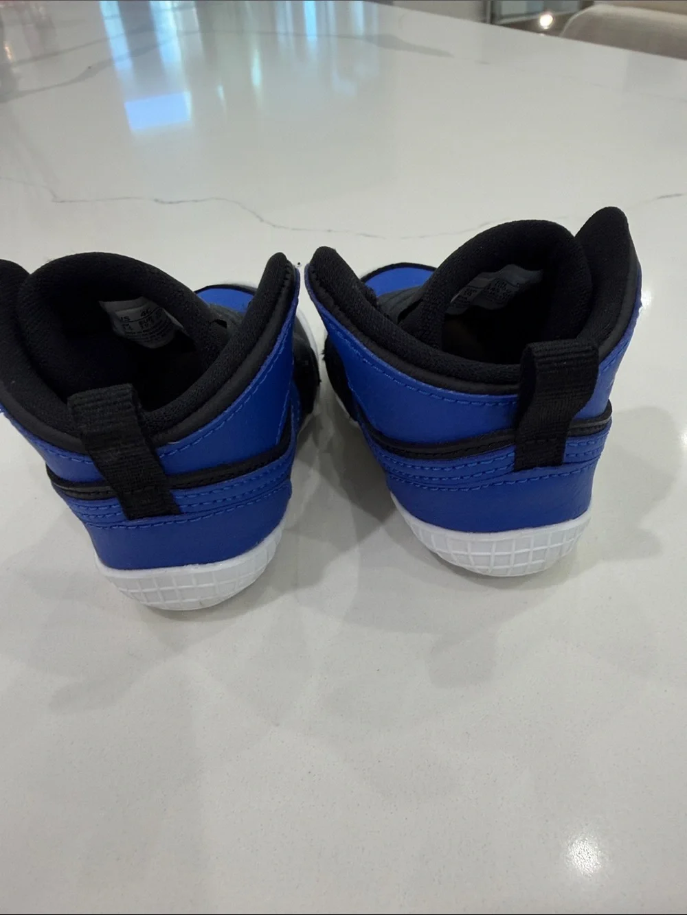 Nike Toddler Blue and Black Slip-On Sneakers